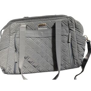 Vera Bradley Stroll Around Baby Bag Charcoal Gray Quilted 14883-541 NWT